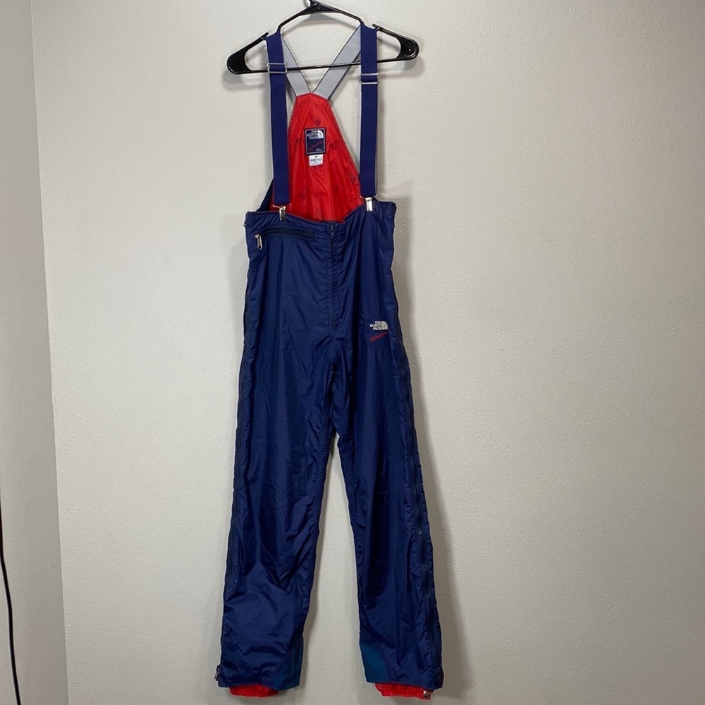 Vtg the North Face Extreme Gore-Tex Bib Overalls Snowboard Blue 90s snow pants